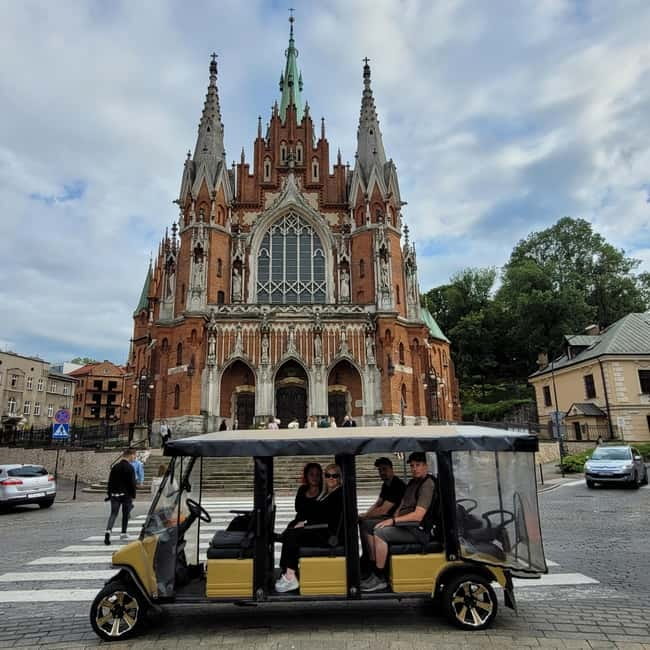 Cracow sightseeing tour by electric golf cart - Podgórze and the Vistula crossing: turning geography into WWII context