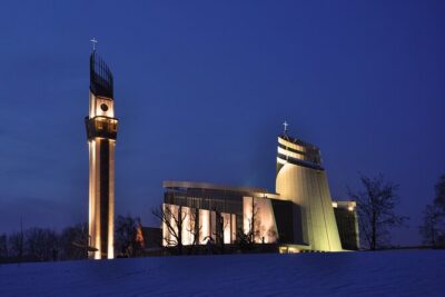 Divine Mercy Sanctuary - Private Tour from Krakow - Entering St. John Paul II Center: Mosaics, a Hilltop Basilica, and a Short but Memorable Second Stop