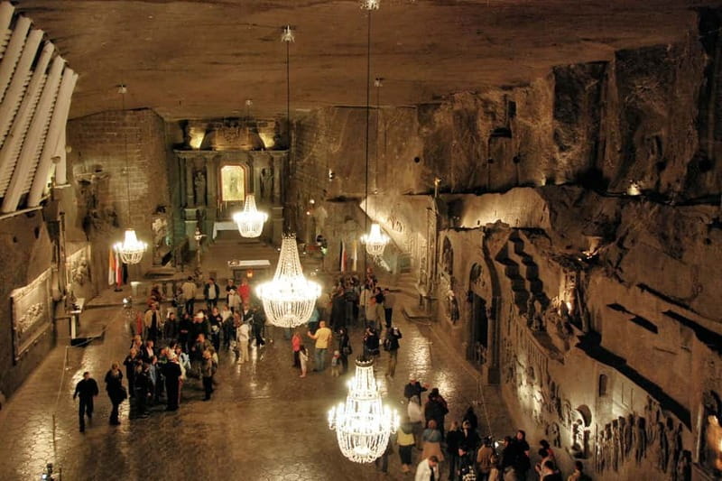 From Krakow: Auschwitz Museum and Wieliczka Salt Mine Tour - Wieliczka Salt Mine 380 steps down: what you’ll actually see underground