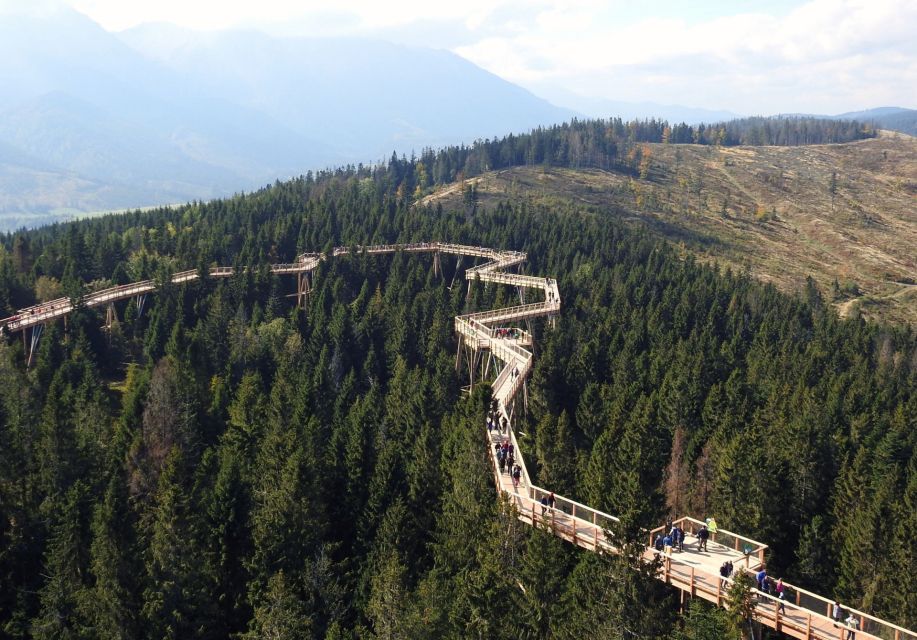 From Kraków: Slovakia Treetop Walk and Tour of Zakopane - Panoramas over Pieniny National Park (and the Three Crowns Massif)