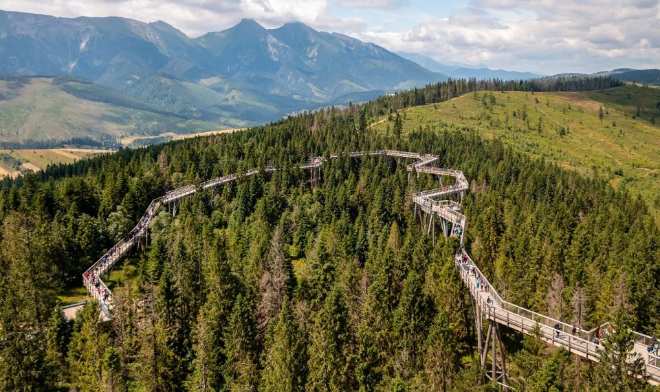 From Krakow: Slovakia Treetop Walk and Zakopane Tour - From Krakow by van: what the long drive buys you