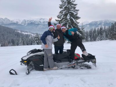 From Krakow: Zakopane Snowmobile NIGHT Ride, Bonfire, - The snowmobile training: where safety meets confidence
