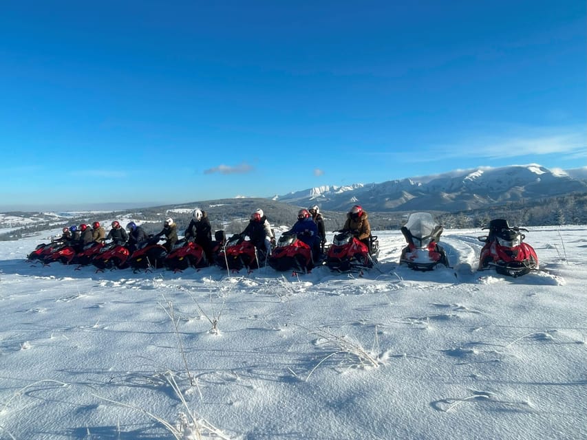 From Krakow: Zakopane Snowmobile NIGHT Ride, Bonfire, - Bonfire warmth: oscypek and mulled wine after the adrenaline