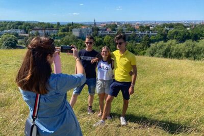 Hidden Krakow Bike Tour - Stop 1 in Kazimierz: Skalka basilica and a Schindler’s List bridge