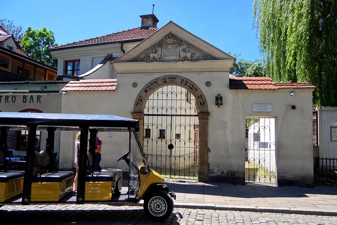 Kazimierz, Jewish Ghetto, Schindler's List story - Golf Cart Tour - Corpus Christi Church and the town-hall side of Kazimierz