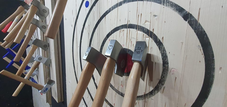 Krakow Axe Mate Club: Axe throwing, Tomahawks. WATL venue! - Kazimierz basements: the setting you’ll feel immediately