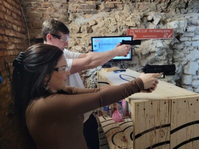 Krakow: Axe Mate Club Shooting Range Entry Ticket - Entering Axe Mate Club: the Kazimierz basement feel