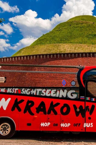 Krakow City SightSeeing hop on hop off bus and city game - The hop on hop off bus: comfort plus audio facts you can actually use