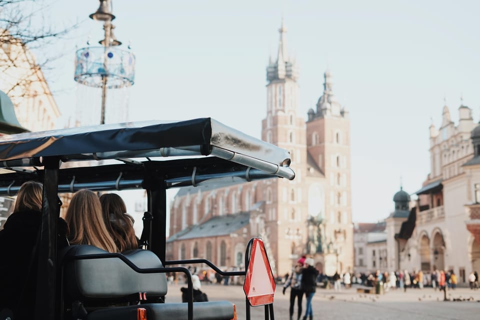 Krakow: City Sightseeing Tour by Golf Cart - Old Town stops: medieval Krakow at street level