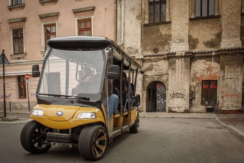 Krakow: City Sightseeing Tour by Shared or Private Golf Cart - Kazimierz and the Jewish Quarter: the heart of the ride