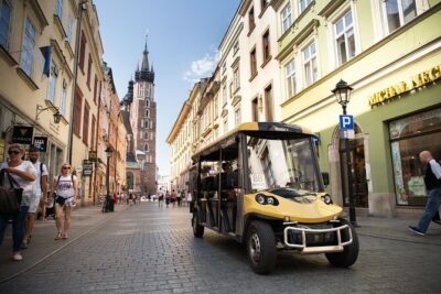 Krakow City Tour By Electric Car - Full Tour - Complete 3 District Excursion - Kazimierz stop: former Jewish district and the value of guided context