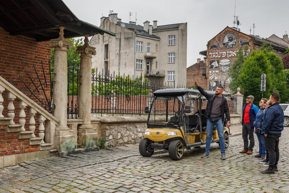 Krakow: Extended City Sightseeing Tour - Eco Buggy Golf Cart - Podgorze and the former ghetto: what to expect when the tone turns heavy