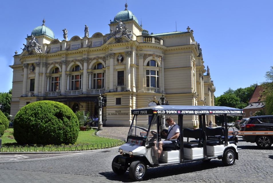 Krakow: Full Tour Regular 1.5h guided city tour by E-Cart - The Jewish Quarter and Former Ghetto Route: How the Tour Frames the Past