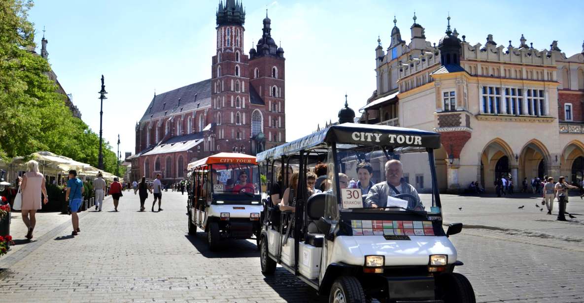 Krakow: Full Tour Regular 1.5h guided city tour by E-Cart - Starting at Matejko Square (plac Jana Matejki 2) and Rolling Out