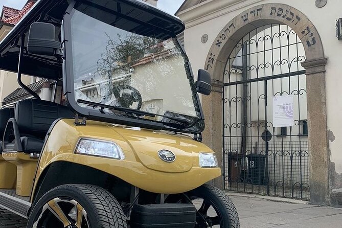 Krakow Guided Tour by Electric Golf Cart - Plac Wolnica and the ghetto wall: where the route gets heavy