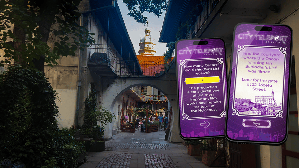 Krakow: Interactive Adventure Guidebook: PL/EN/DE/ES - Starting points and what the route gives you