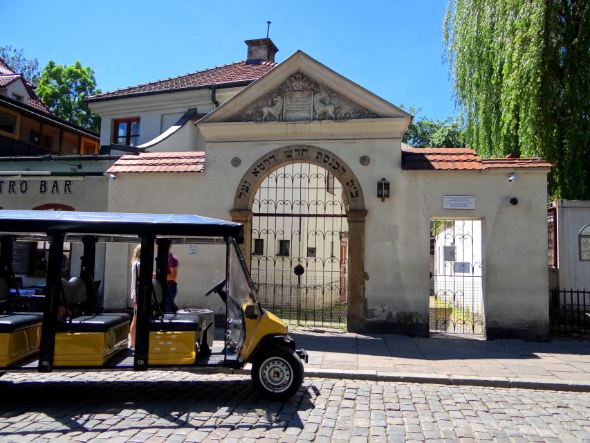 Krakow: Jewish Quarter and Former Ghetto Tour by Golf Cart - Ghetto Heroes Square and the empty-chairs monument