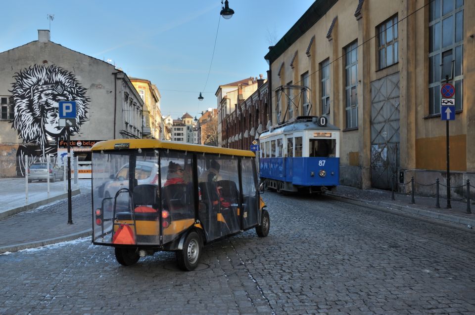 Krakow: Jewish Quarter and Ghetto Sightseeing Golf Cart Tour - The Move From Neighborhood Life to Ghetto Remembrance