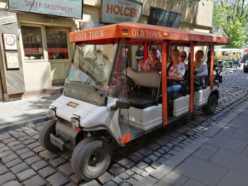 Krakow: Jewish Quarter and Schindler Factory by Golf Car - Languages, pacing, and group size: how it feels in real life