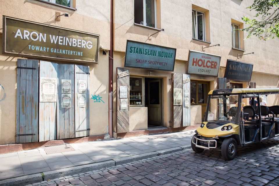 Krakow: Jewish Traces Private Electric Car Tour - Live guide languages plus audio guidance: choose your language carefully