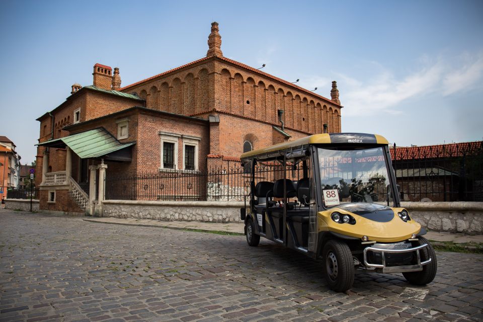 Krakow: Jewish Traces Private Electric Car Tour - Price and value: $82 per group up to 2 can be fair, depending on your priorities