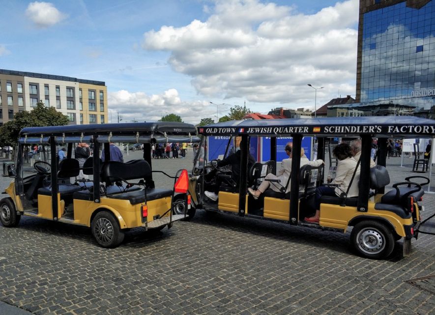 Krakow: Kazimierz by Golf Cart and Schindler's Factory Tour - Key things you’ll notice right away