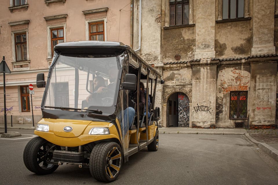 Krakow: Old Town City Sightseeing Tour Eco Buggy Golf Cart - Where You Meet: the Zabka Kiss-and-Ride Start