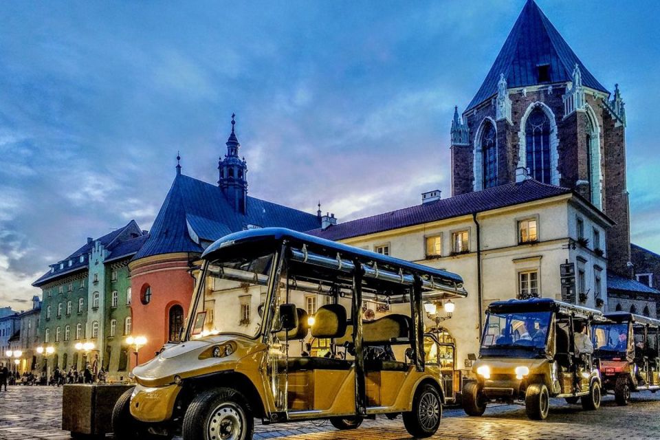 Krakow: Old Town, Ghetto, and Kazimierz Golf Cart Tour - Electric Golf Cart Touring: Faster Sightseeing, Less Fatigue