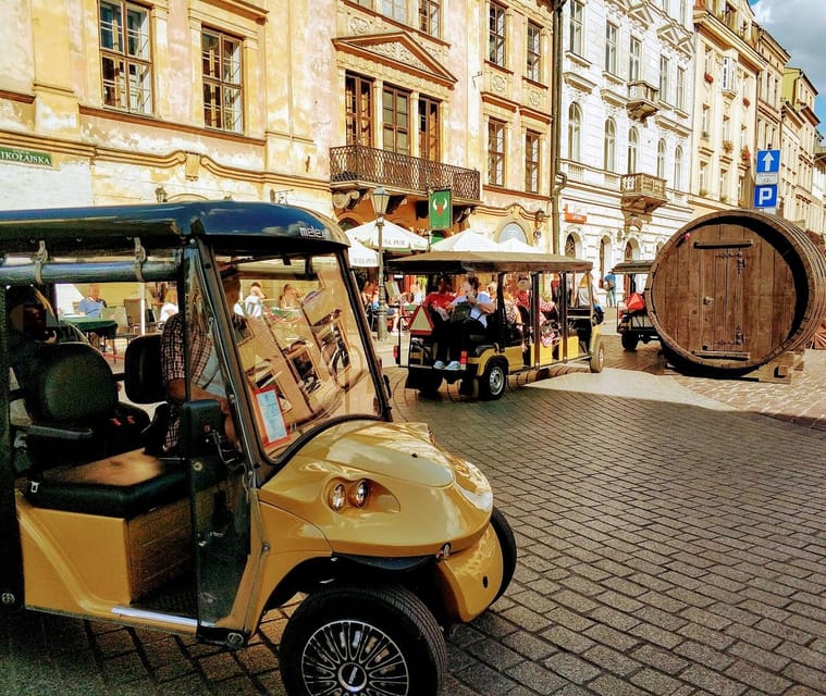 Krakow: Old Town Sightseeing Tour by Electric Golf Cart - Planty Park and medieval walls: starting with the city’s ring