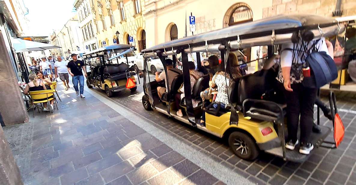Krakow: Private Panoramic Tour by Golf Cart with Audio Guide - The 90-minute route: a fast, clear map of three Krakow worlds