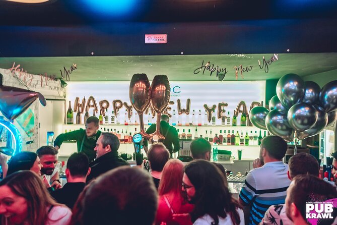 New Year's Eve crawl with 2 Hours free alcohol + Buffet - Krawl Through Krakow - Key Highlights to Expect