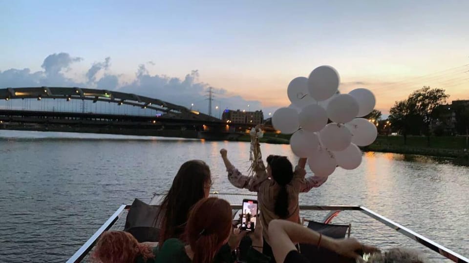 Picturesque Cruise on the Vistula in the Heart of Krakow - On board: modern catamaran comfort and English narration
