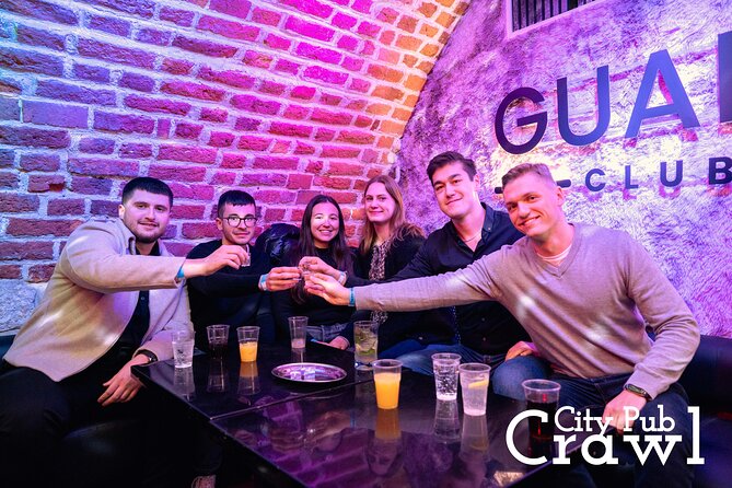 Pub Crawl Unlimited Drinks then 5 Best Clubs in Krakow with VIP - Stop One at Eros Bound: the quick intro and free admission