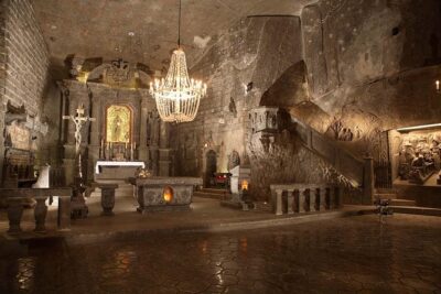 Salt Mine Tour in Wieliczka with pickup options - The underground tour route: shafts, chambers, lakes, and galleries