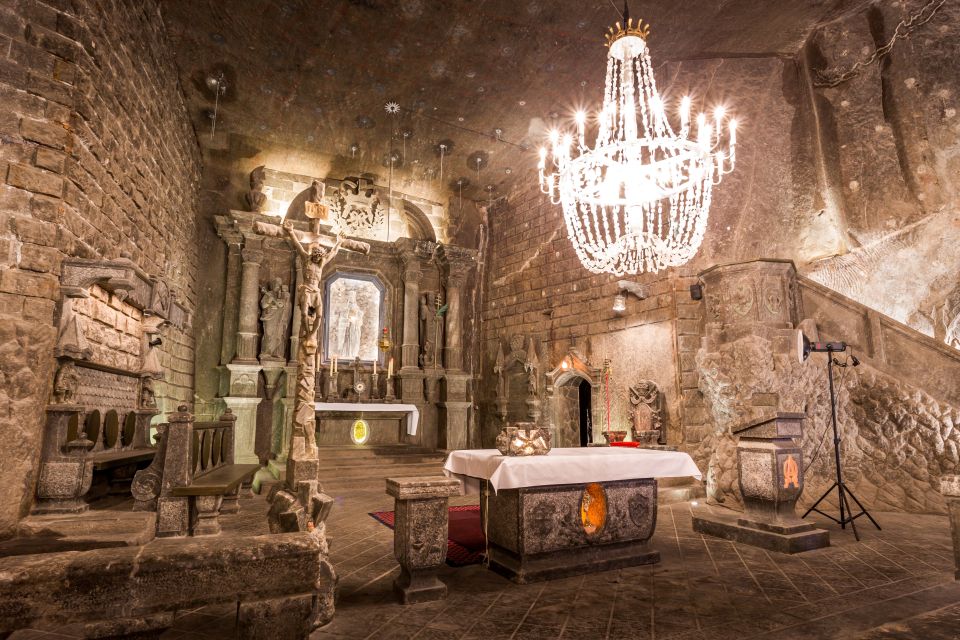 Unesco List; Wieliczka Salt Mine Half-Day Tour from Kraków - The Underground Lake Scene and Chopin Overhead