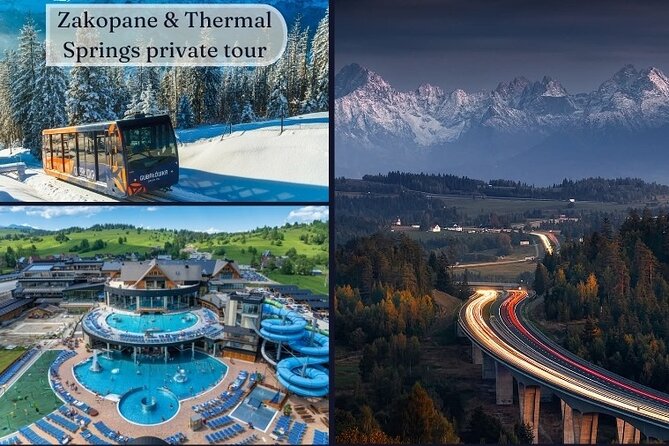 Zakopane Private day trip from Krakow with Hot Springs, cable Car - Gubałówka Funicular: Big Mountain Views Without the Hassle